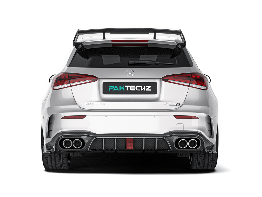 Mercedes-Benz A-Class(W177) Paktechz Design Rear Diffuser Ver.2 + Rear Side Splitter