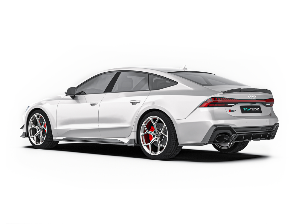 audi rs7 c8 rear diffuser