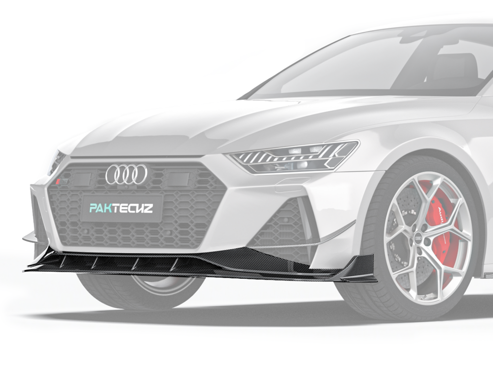 audi rs7 c8 carbon fiber front lip
