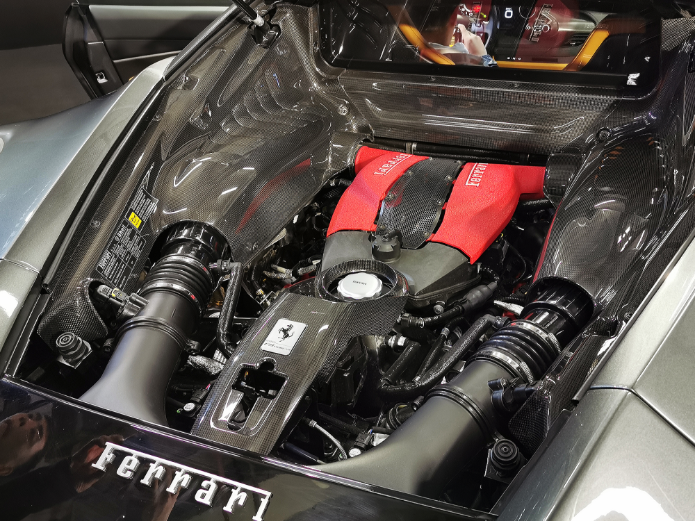 Ferrari F8 OEM Style Engine Compartment Covers