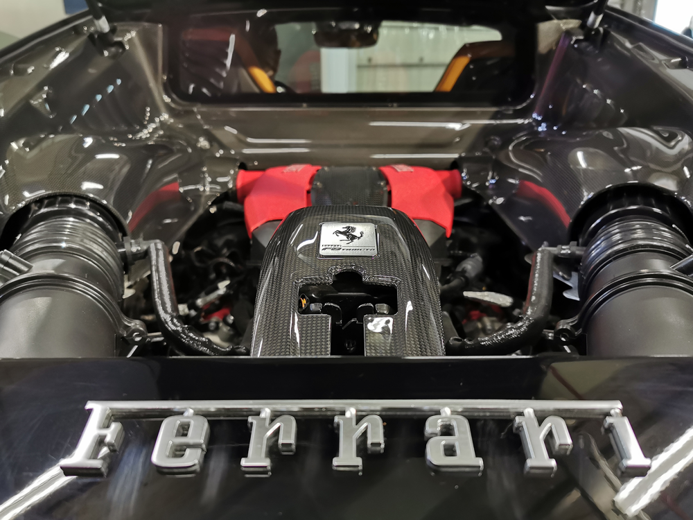 Ferrari F8 OEM Style Engine Compartment Covers