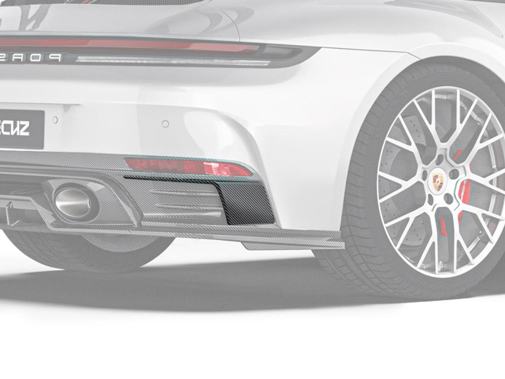 Porsche 992.2 Paktechz Design Lower Rear Side Splitter