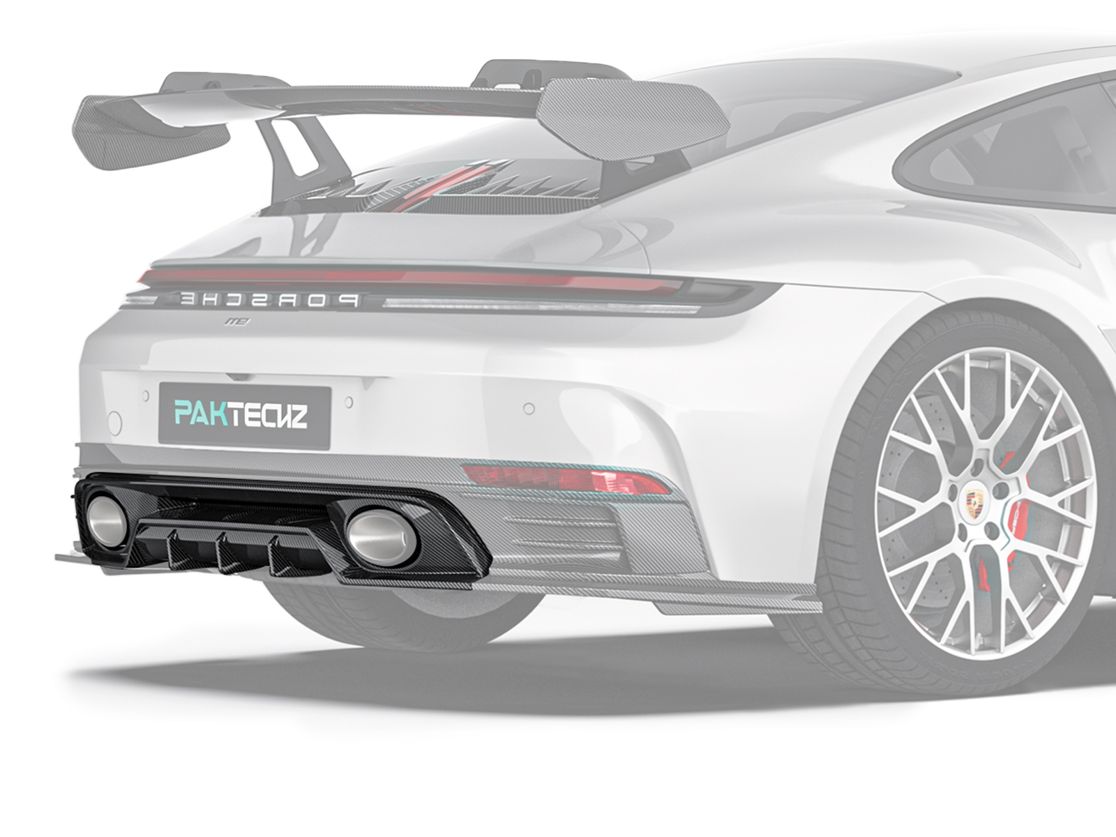 Porsche 992.2 Paktechz Design Upper Rear Diffuse