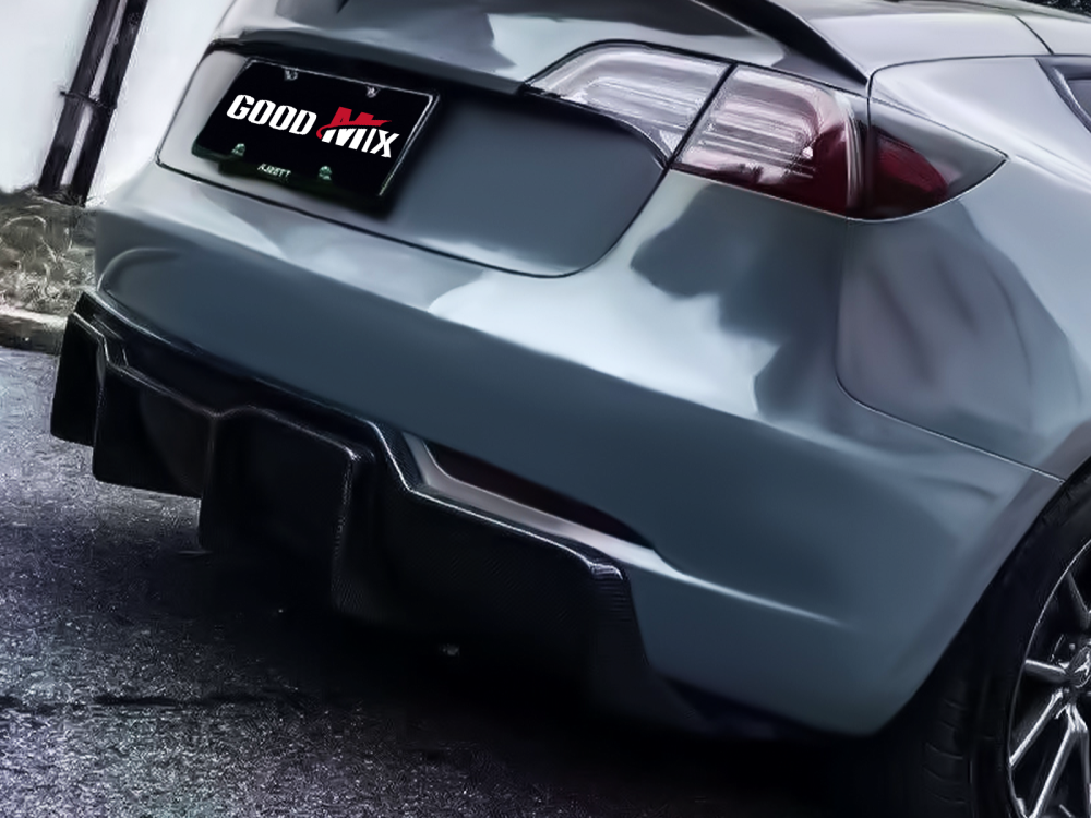 Tesla Model 3 Vorstieiner Style Rear Diffuser