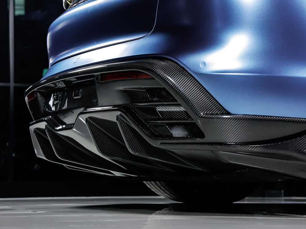 Porsche Taycan Paktechz Design Rear Diffuser