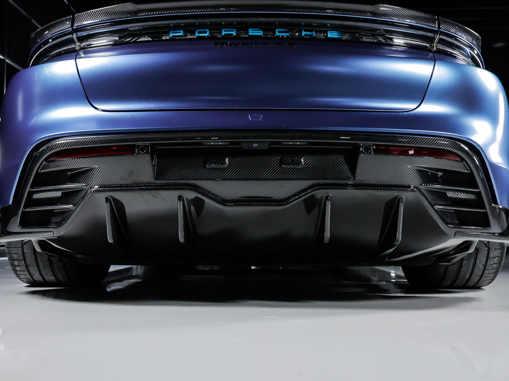 Porsche Taycan Paktechz Design Rear Diffuser