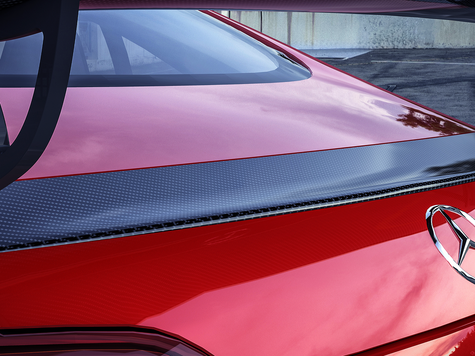 Mercedes-Benz AMG GT Paktechz Design Rear Spoiler Ver.2