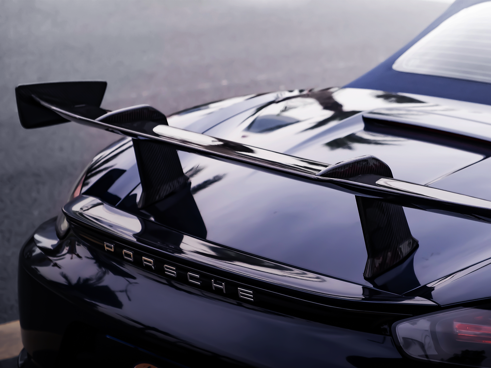 Porsche 718 Paktechz Design Rear Spoiler