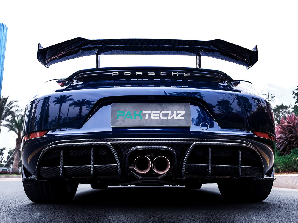 Porsche 718 Paktechz Design Rear Side Splitter