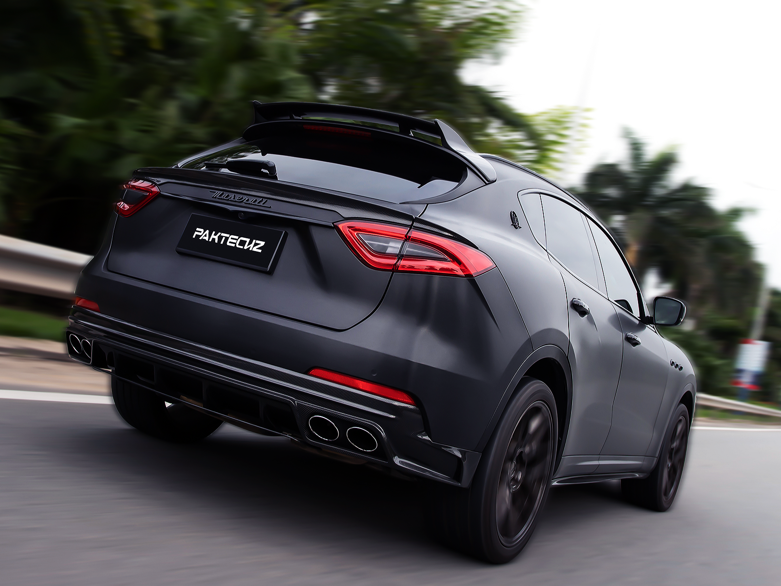 Maserati Levante Paktechz Design Rear Spoiler