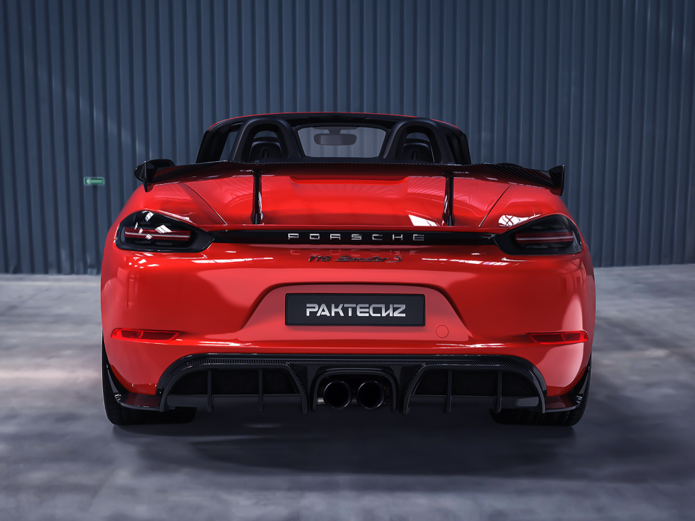 Porsche 718 Paktechz Design Rear Spoiler