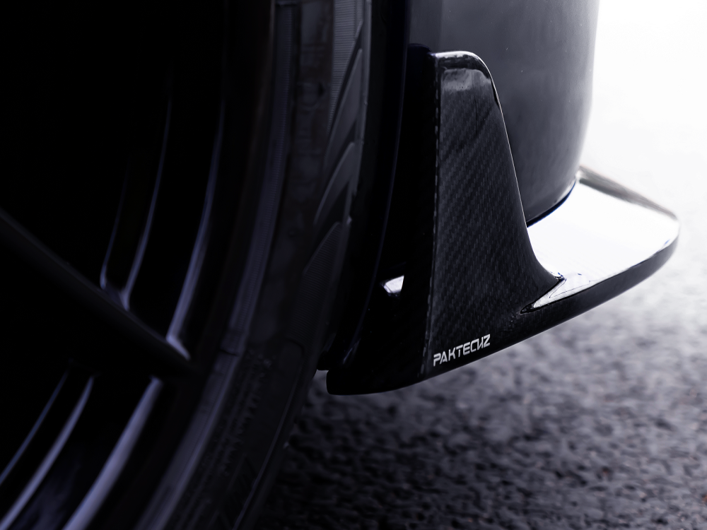 Porsche 718 Paktechz Design Rear Side Splitter