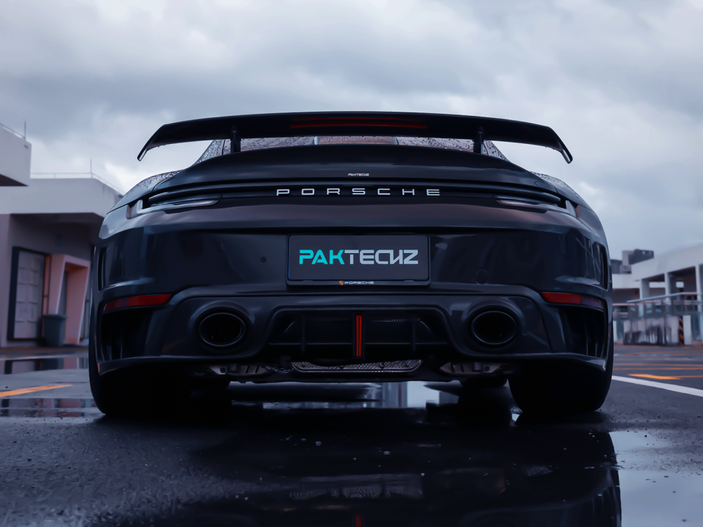 Porsche 992 Turbos Paktechz Design Trunk Lid