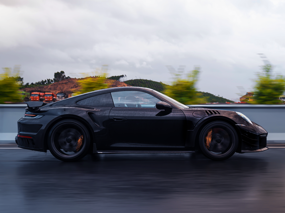 Porsche 992 Turbos Paktechz Design Side Air Intakes