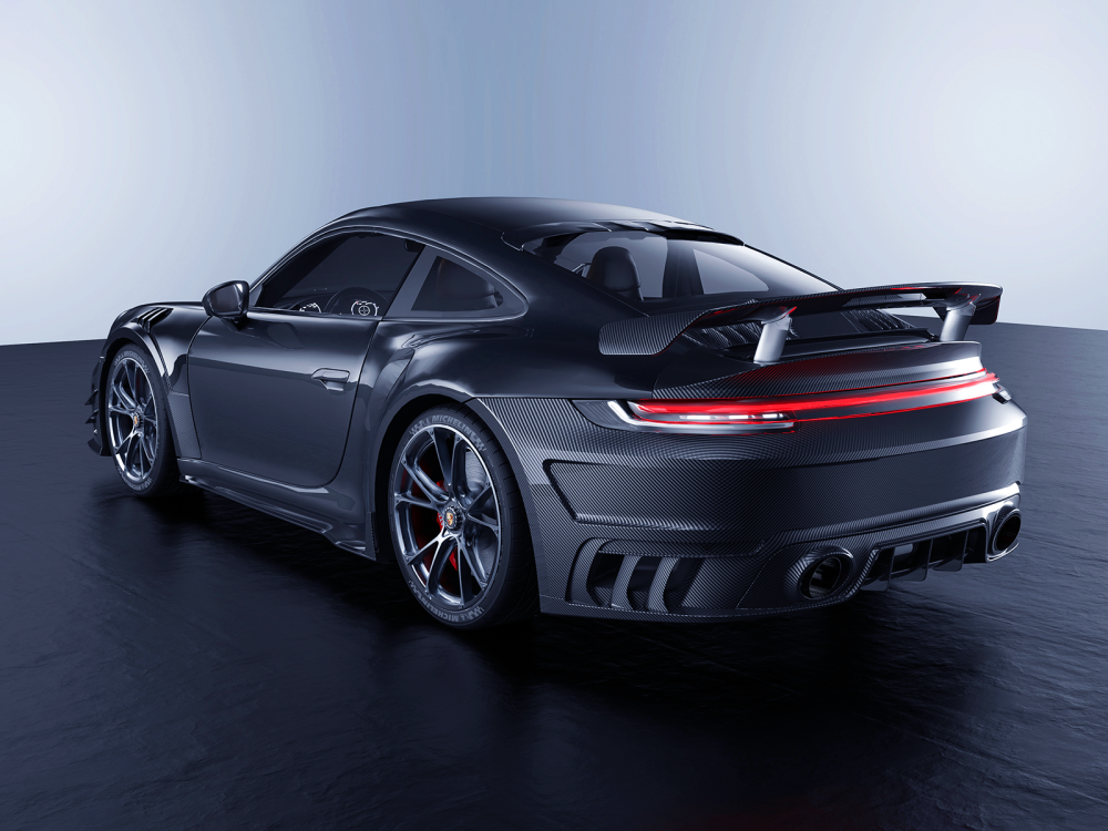 Porsche 992 Turbos Paktechz Design Roof Spoiler