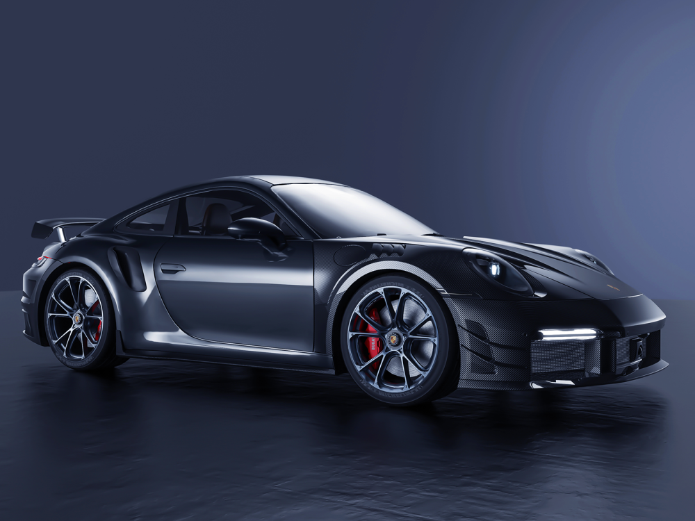 Porsche 992 Turbos Paktechz Design Side Skirts