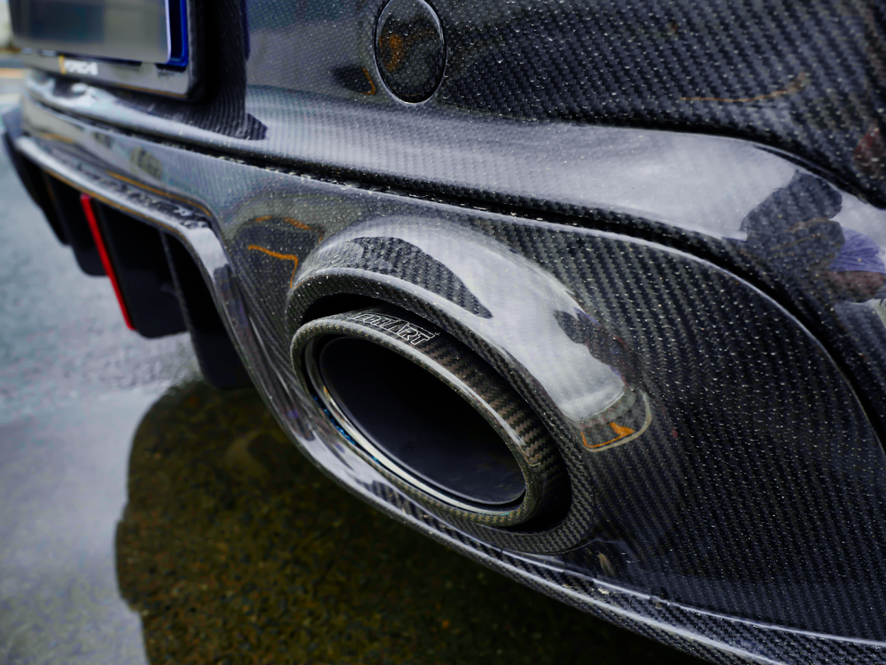 Porsche 992 Turbos Paktechz Design Rear Bumper + Rear Diffuser