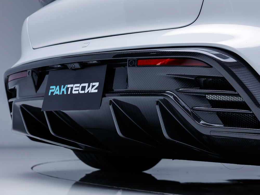 Porsche Taycan Paktechz Design Rear Diffuser