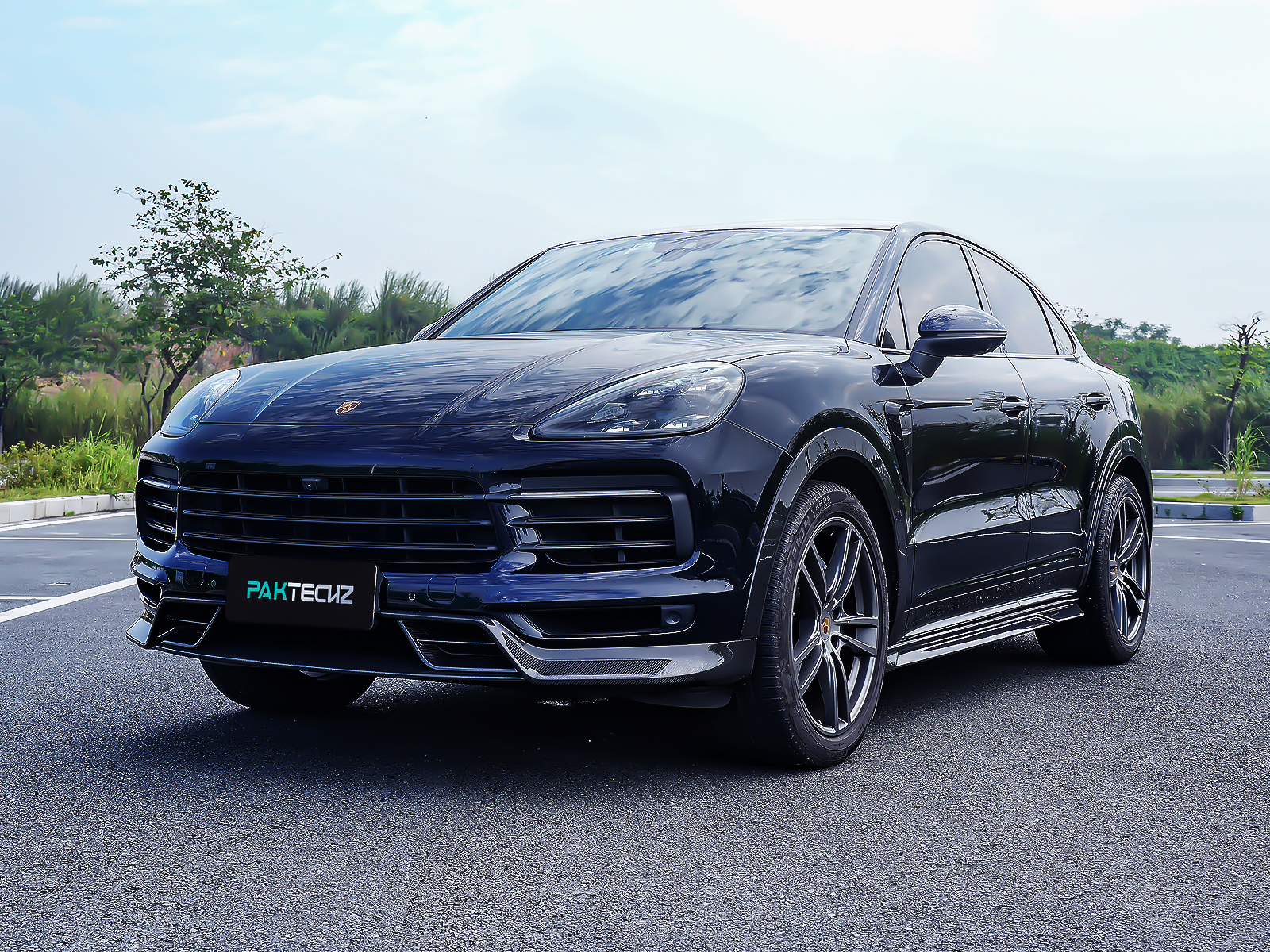 Porsche Cayenne Paktechz Design Front Lip