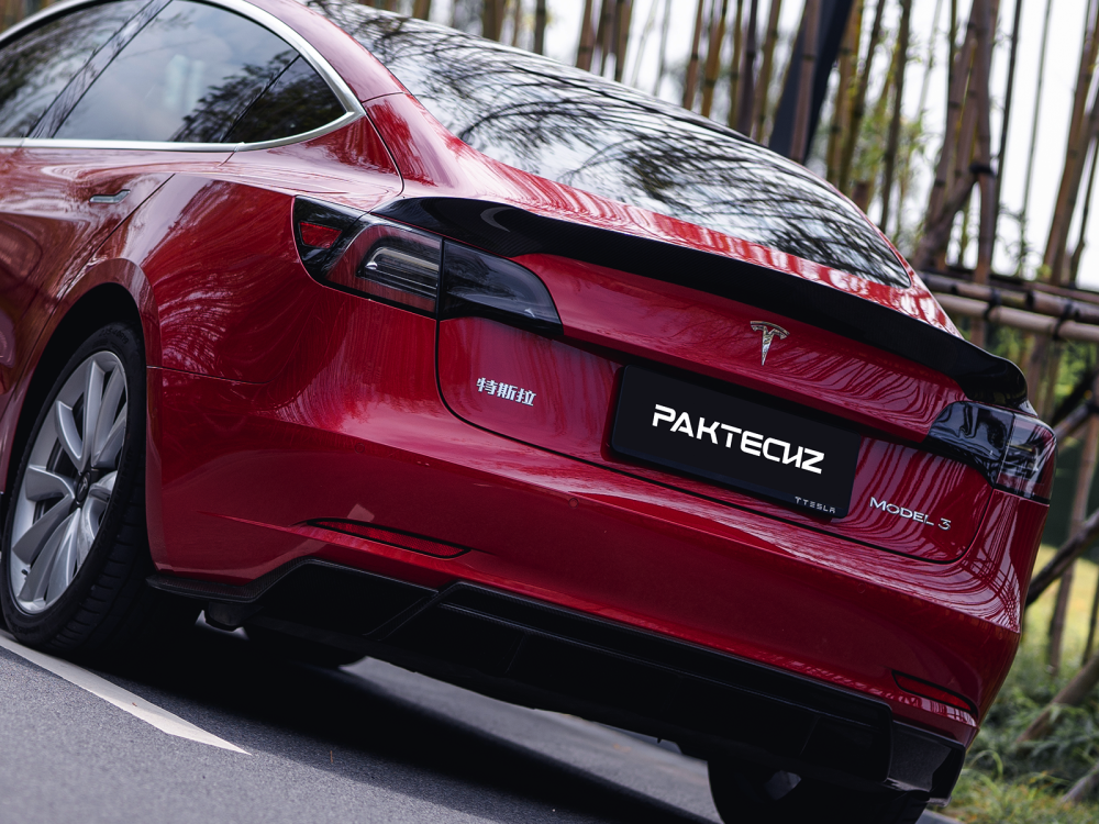 Tesla Model 3 Paktechz Design Rear Diffuser