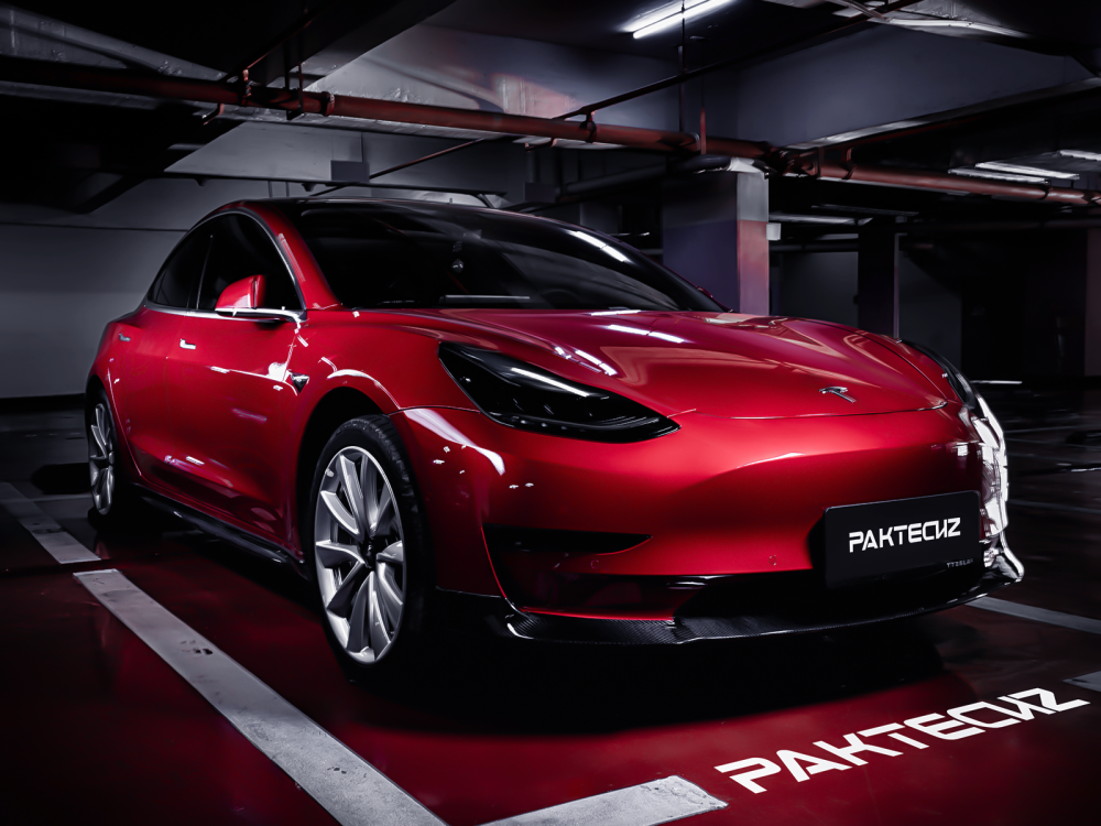 Tesla Model 3 Paktechz Design Front Lip