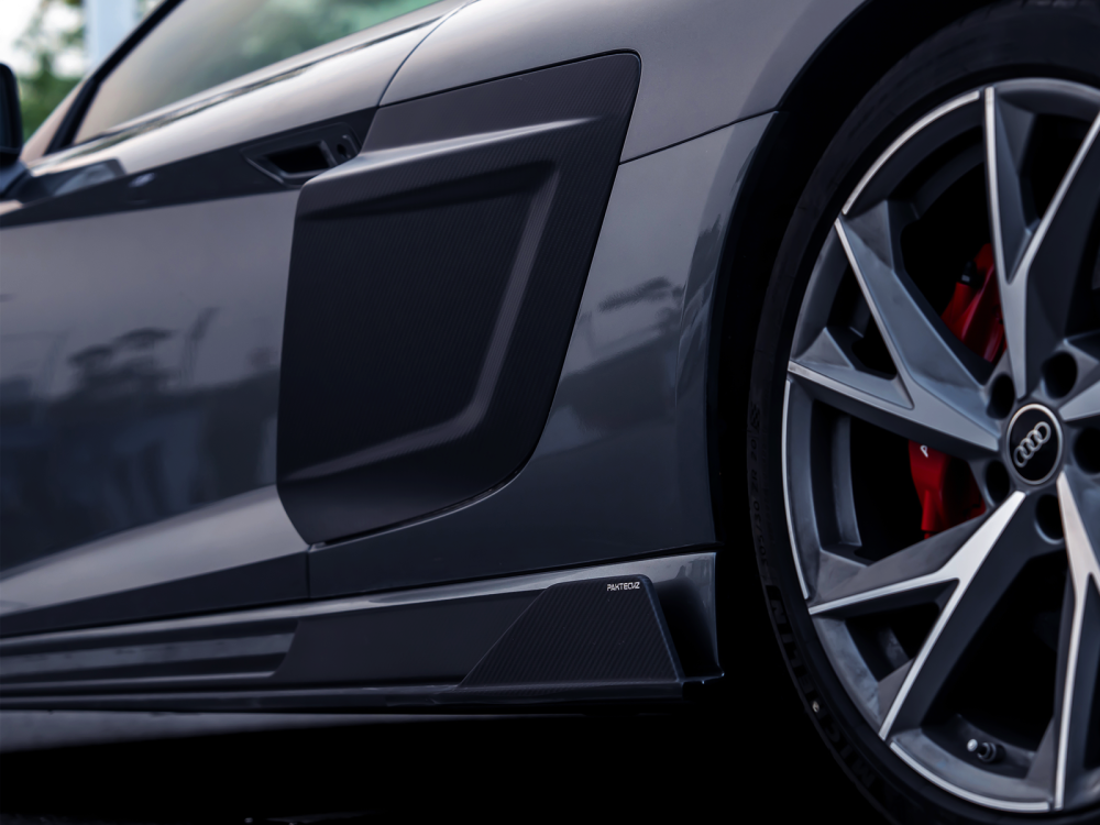 Audi R8 Gen 2 Paktechz Design Carbon Fiber Side Blades