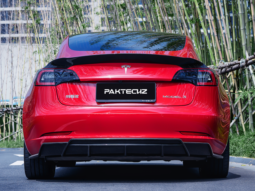 Tesla Model 3 Paktechz Design Rear Spoiler