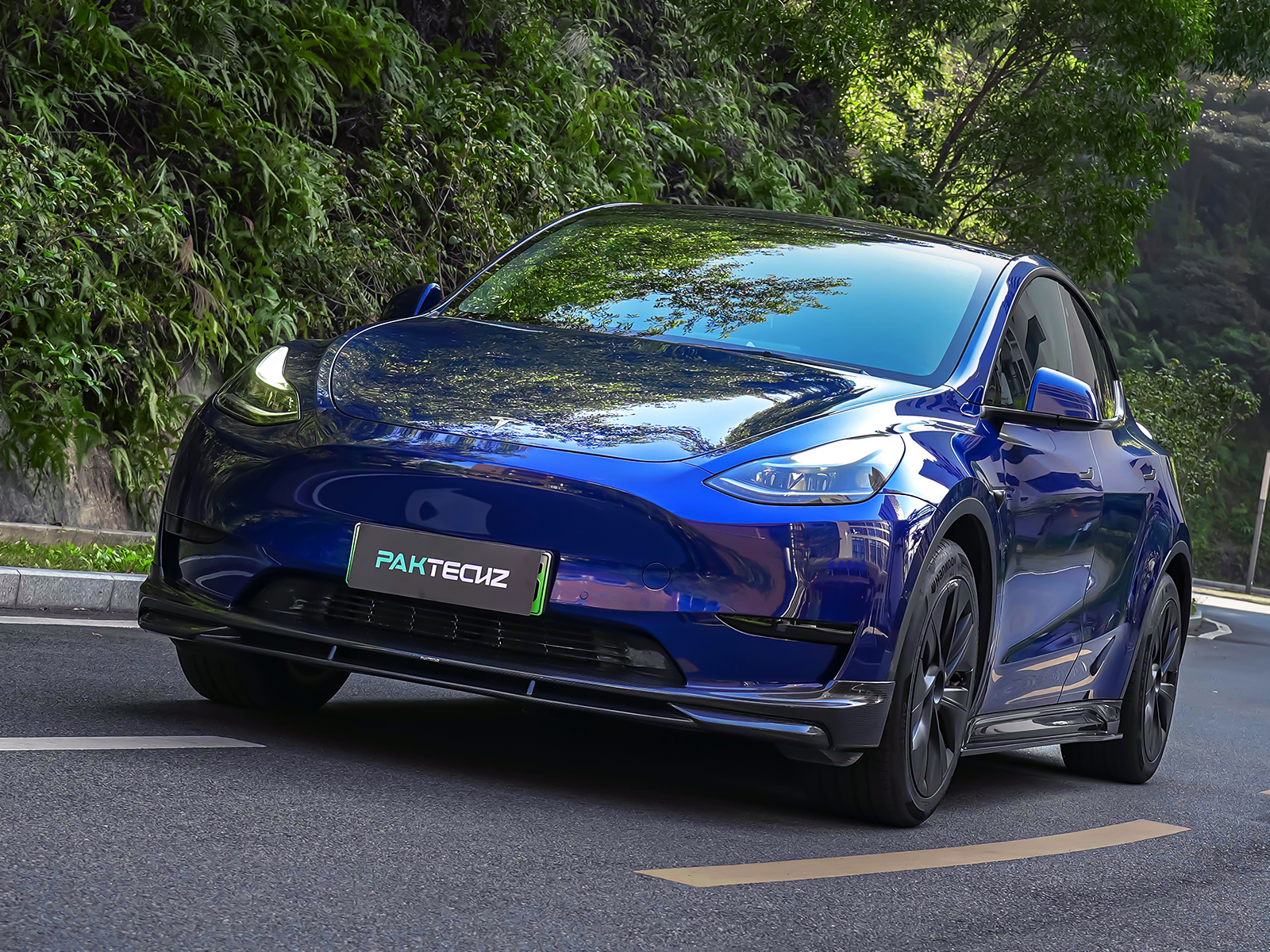 Tesla Model Y Paktechz Design Front Lip