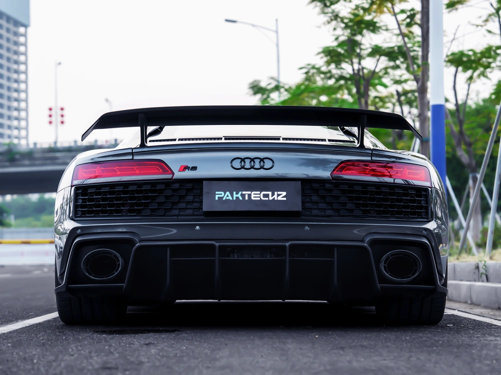 Audi R8 Gen 2 Paktechz Design Carbon Fiber Rear Spoiler Wing Ver.1