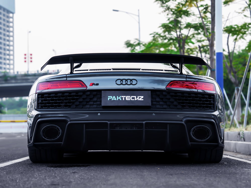 Audi R8 Gen 2 Facelift Paktechz Design Carbon Fiber Rear Diffuser