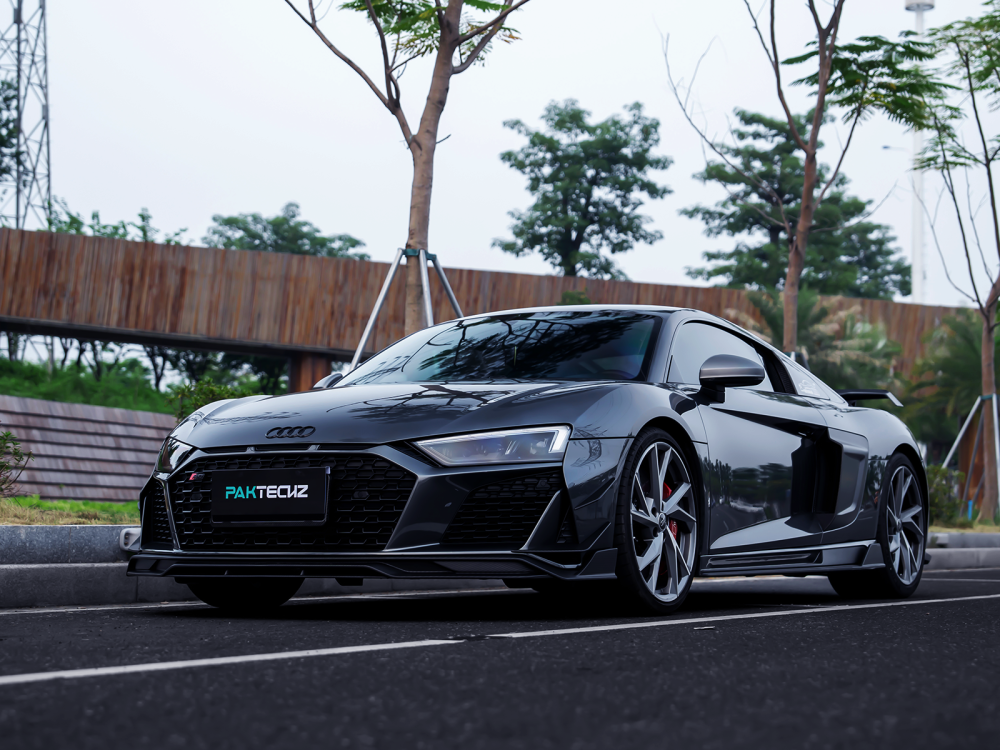 Audi R8 Gen 2 Facelift Paktechz Design Carbon Fiber Front Lip Splitter