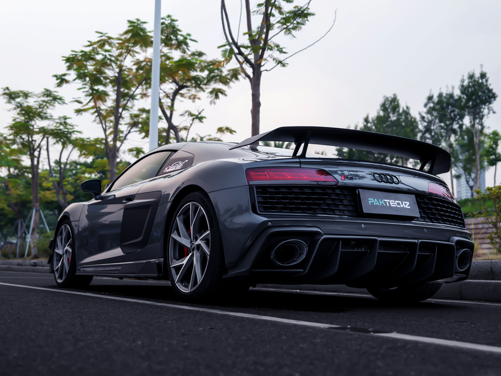 Audi R8 Gen 2 Facelift Paktechz Design Carbon Fiber Rear Diffuser