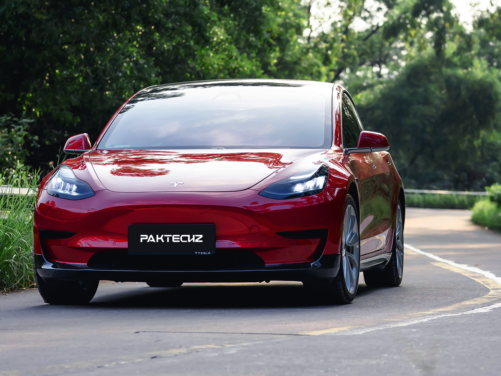 Tesla Model 3 Paktechz Design Front Lip