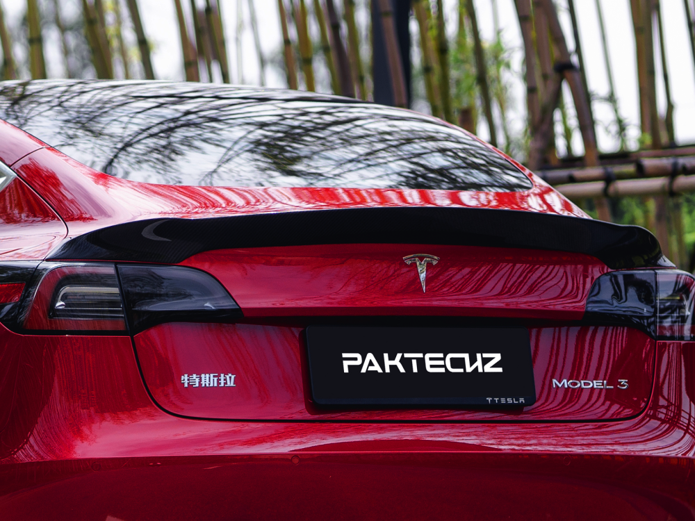 Tesla Model 3 Paktechz Design Rear Spoiler
