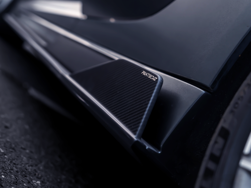 Audi R8 Gen 2 Paktechz Design Carbon Fiber Side Skirts