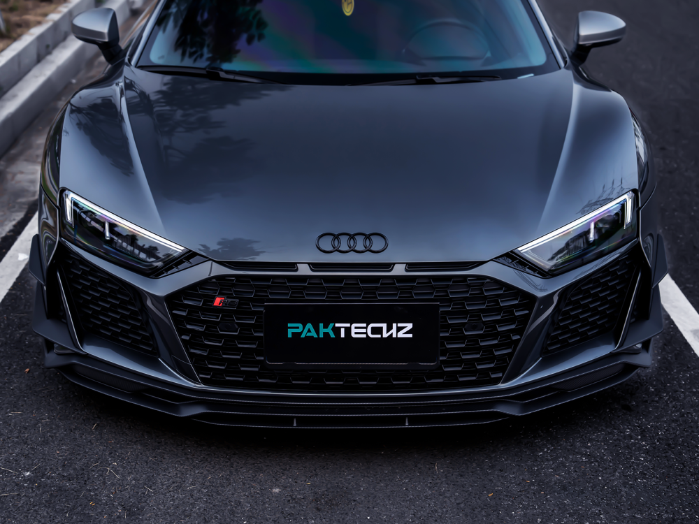 Audi R8 Gen 2 Facelift Paktechz Design Carbon Fiber Front Lip Splitter