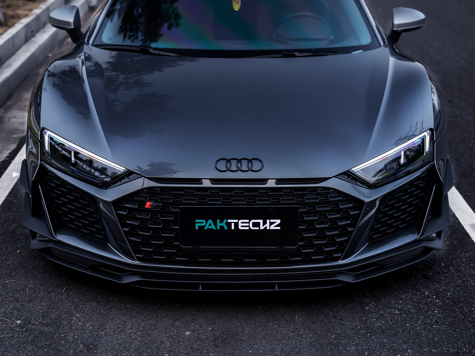 Audi R8 Gen 2 Paktechz Design Carbon Fiber Front Hood Bonnet