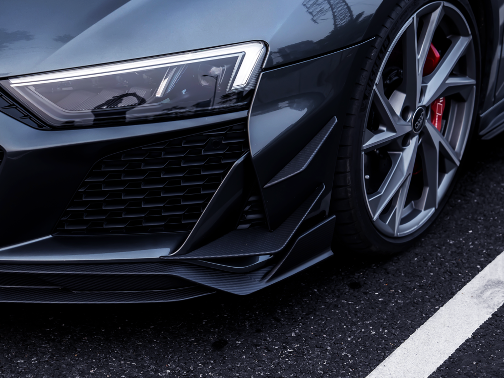 Audi R8 Gen 2 Facelift Paktechz Design Carbon Fiber Front Canards