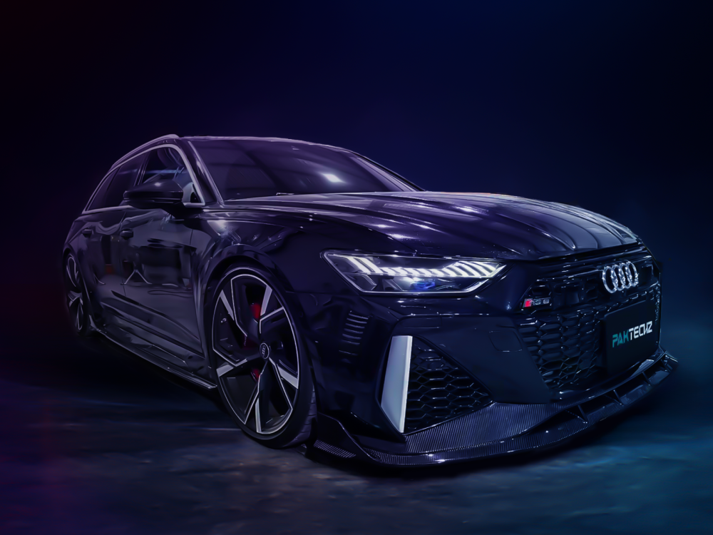 Audi RS6 RS7 C8 Paktechz Design Carbon Fiber Front Canards