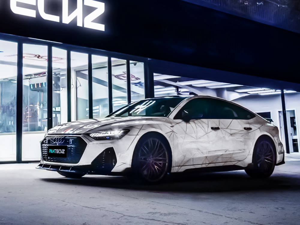 Audi RS7 C8 Paktechz Design Carbon Fiber Side Skirts