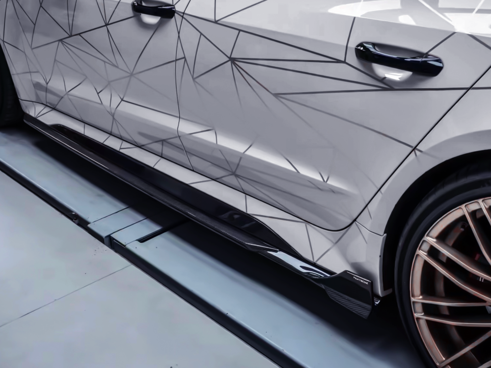 Audi RS7 C8 Paktechz Design Carbon Fiber Side Skirts