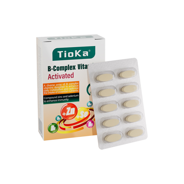 Tioka Activated B-Complex vitamins 30 Tablets
