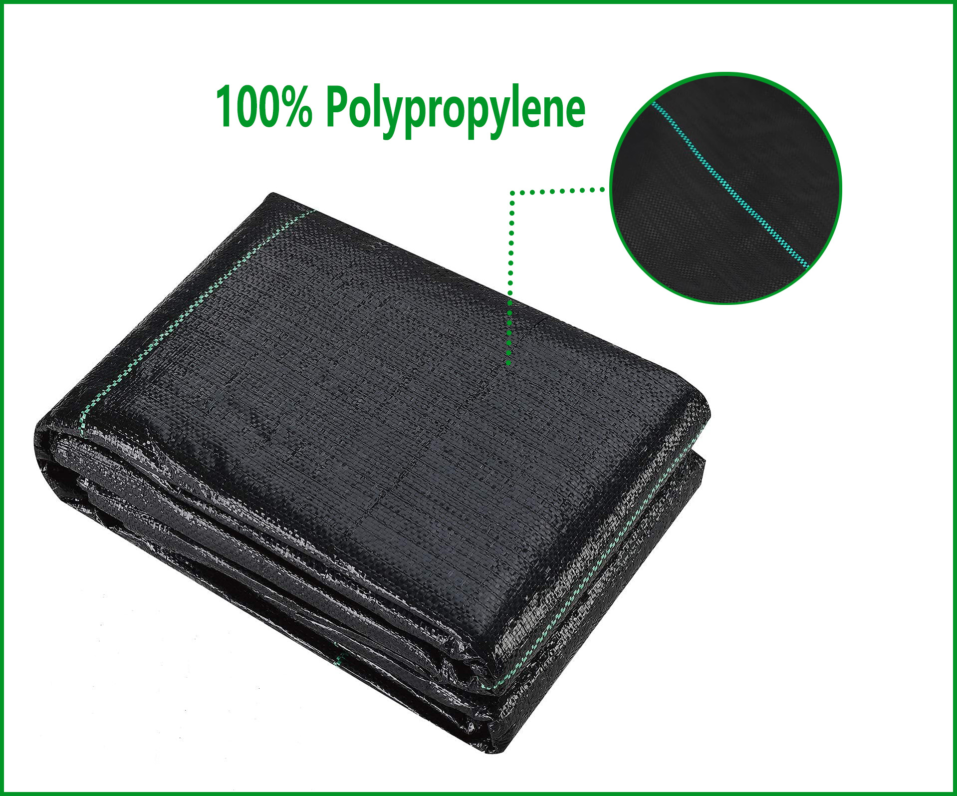 Membrana przeciw chwastom z PP w formie składanej arkuszowej