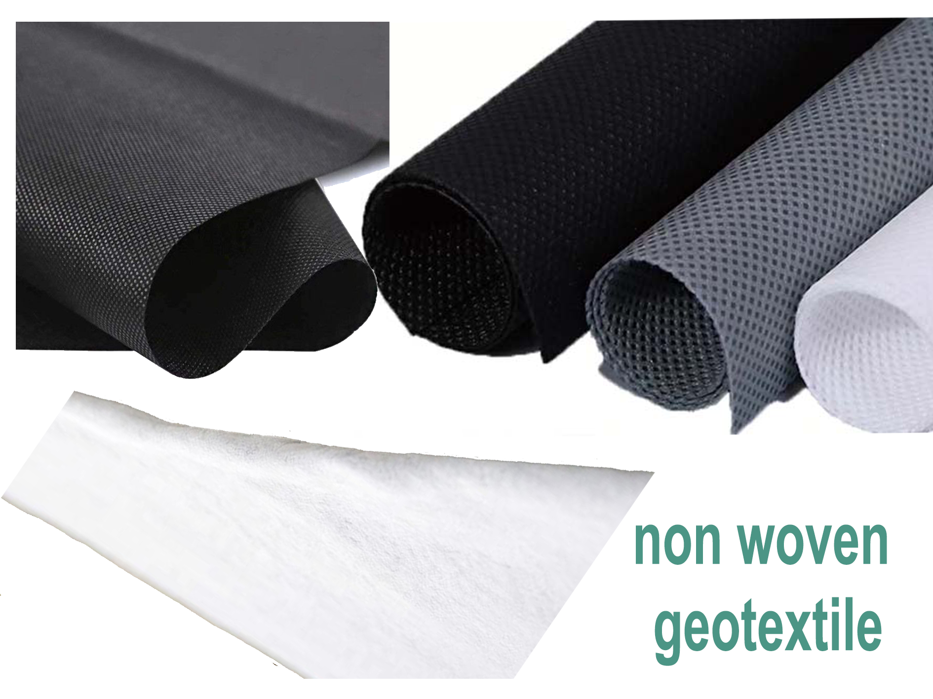 Diferentes GSM de geotextil no tejido
