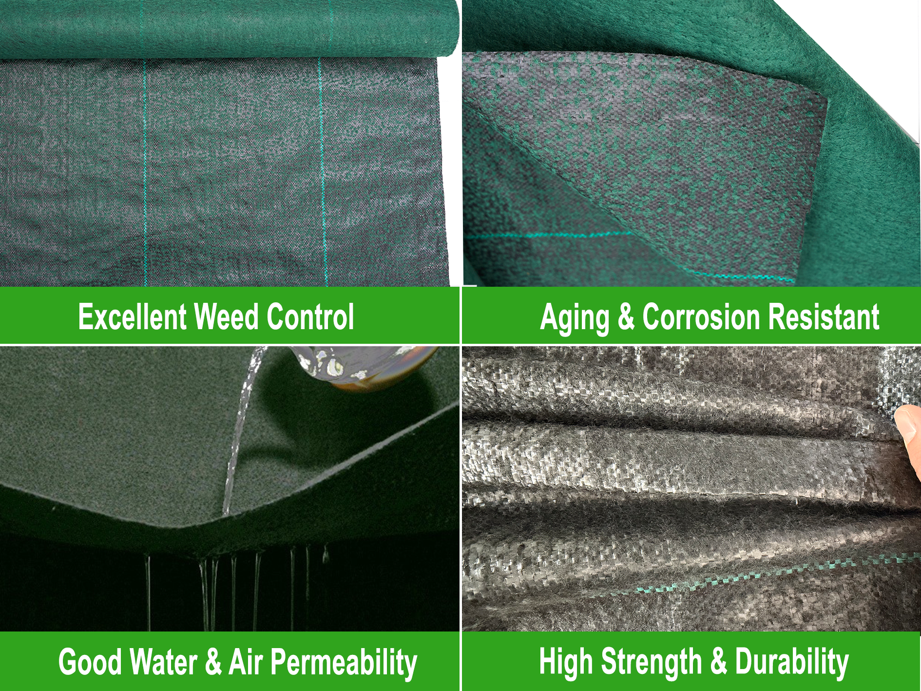 Zalety koloru – zielona agrotkanina ogrodowa