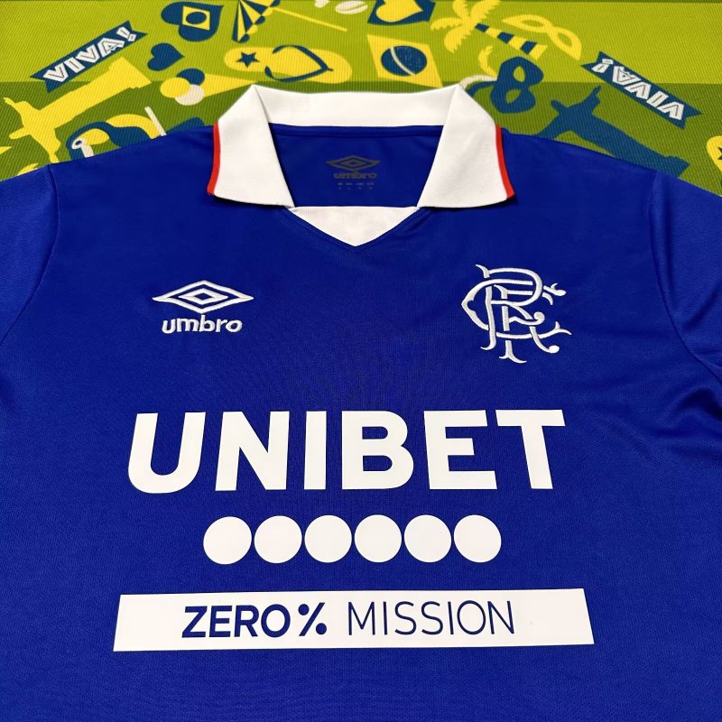 Glasgow Rangers home Soccer Jersey 2025-2026