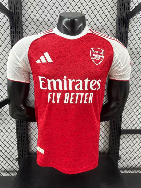 2025-2026 Arsenal Home Soccer Jersey Player Version