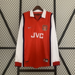 Retro long sleeve Arsenal 98/99 Home S-XXL