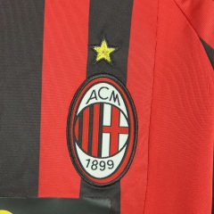 Retro Long Sleeve AC Milan 07/08 Home S-XXL