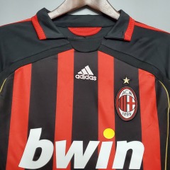 Retro 06/07 AC Milan Long sleeve home S-XXL
